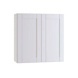 MILL'S PRIDE Richmond Verona White Plywood Shaker Ready to Assemble Base Kitchen Cabinet Laundry Room 132 in W x 24 in D x 102 in H