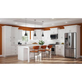 MILL'S PRIDE Richmond Verona White Plywood Shaker Stock Ready to Assemble Wall Kitchen Cabinet Soft Close 12 in W x 12 in D x 30 in H