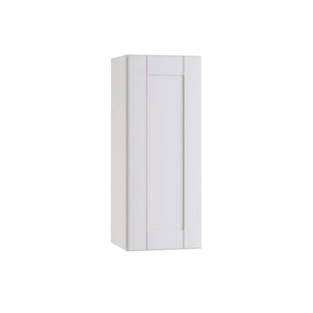 MILL'S PRIDE Richmond Verona White Plywood Shaker Stock Ready to Assemble Wall Kitchen Cabinet Soft Close 12 in W x 12 in D x 36 in H