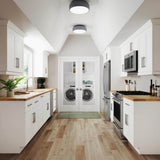 MILL'S PRIDE Richmond Verona White Plywood Shaker Stock Ready to Assemble Wall Kitchen Cabinet Soft Close 15 in W x 12 in D x 30 in H
