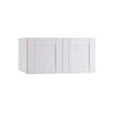 MILL'S PRIDE Richmond Verona White Plywood Shaker Stock Ready to Assemble Wall Kitchen Cabinet Soft Close 36 in W x 12 in D x 24 in H