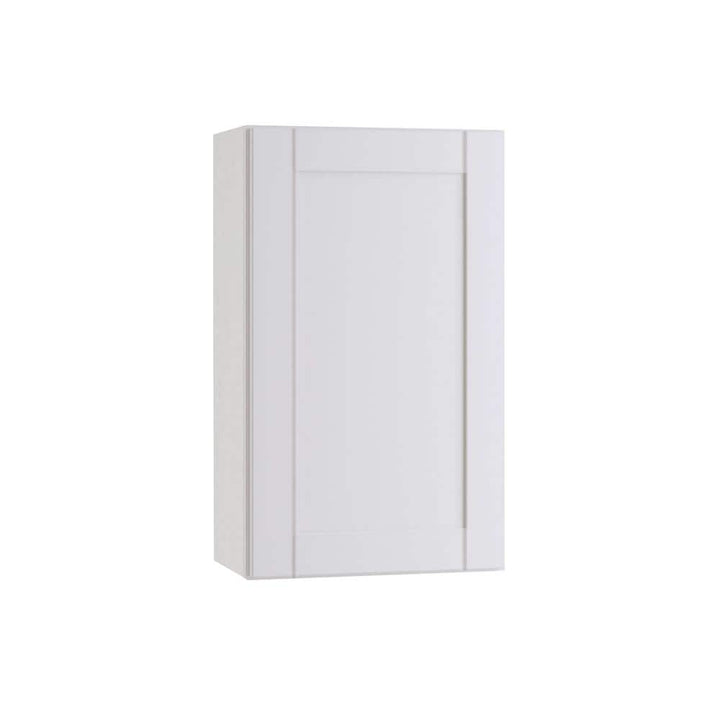 Contractor Express Cabinets Arlington Vesper White Plywood Shaker Stock Assembled Wall Kitchen Cabinet Soft Close 15 in W x 12 in D x 30 in H