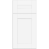 Contractor Express Cabinets Arlington Vesper White Plywood Shaker Stock Assembled Wall Kitchen Cabinet Soft Close 24 in W x 12 in D x 30 in H