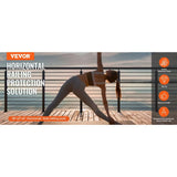 VEVOR Cable Railing Post 36 in. L x 2 in. W x 2 in. H Steel Horizontal Hole Deck Railing Post SUS304 Stainless Steel Rail Post