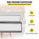 VEVOR Drywall Skimming Blade 32 In. Smoothing Knife European Stainless Steel Construction Knife Aluminum Blade Profile