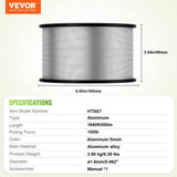 VEVOR 16 Gauge Aluminum Wire for Electric Fencing, 1640 ft. 500 M Electric Fence Wire, Portable Fencing Wire, Aluminum Alloy