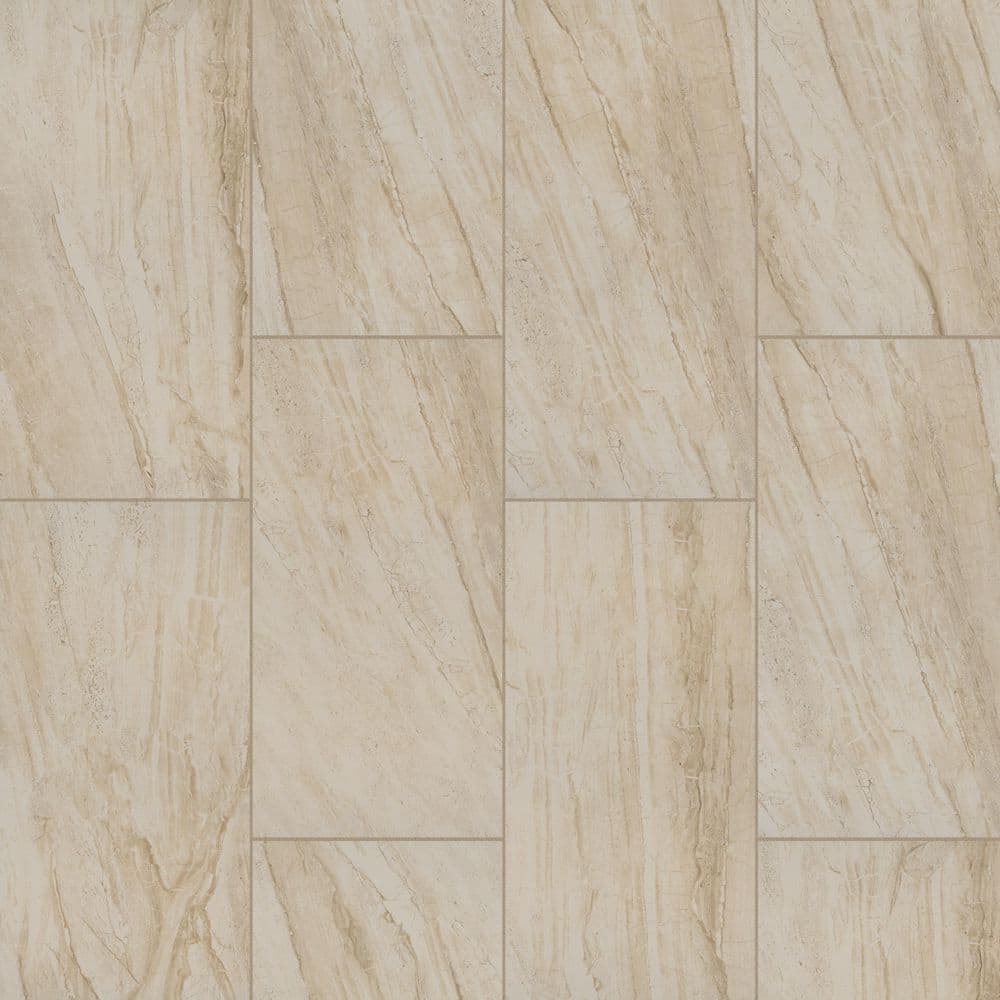 MSI Vigo Beige 24 in. x 12 in. Matte Ceramic Floor and Wall Tile (16 sq. ft. / case)