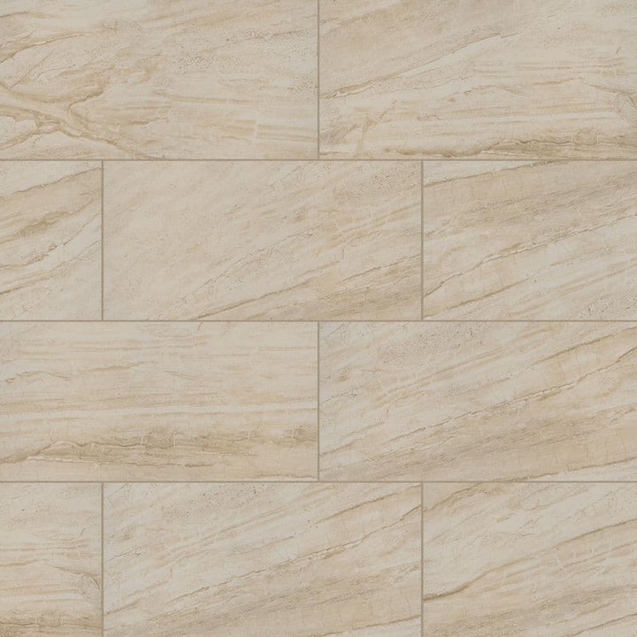 MSI Vigo Beige 24 in. x 12 in. Matte Ceramic Floor and Wall Tile (16 sq. ft. / case)
