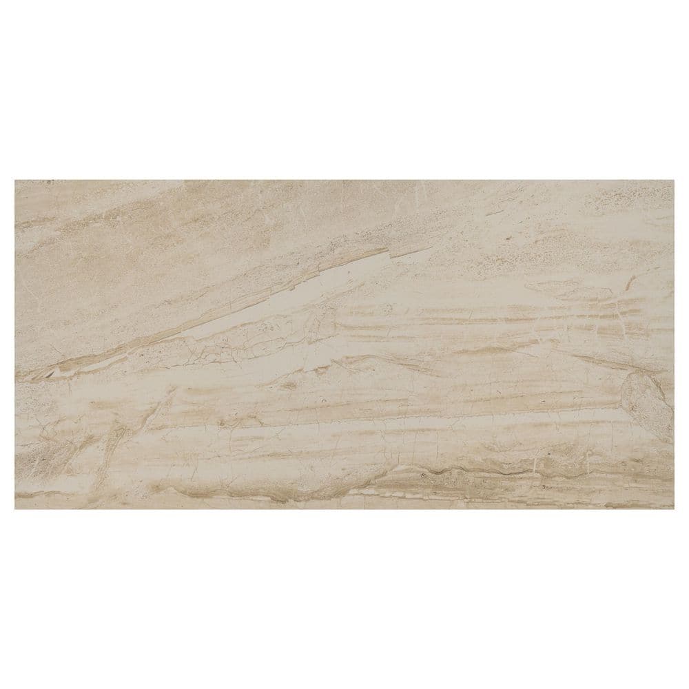 MSI Vigo Beige 12 in. x 24 in. Matte Ceramic Floor and Wall Tile (16 sq. ft. / Case)