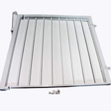Vista 42 in. H x 48 in. W White Regular Picket Gate