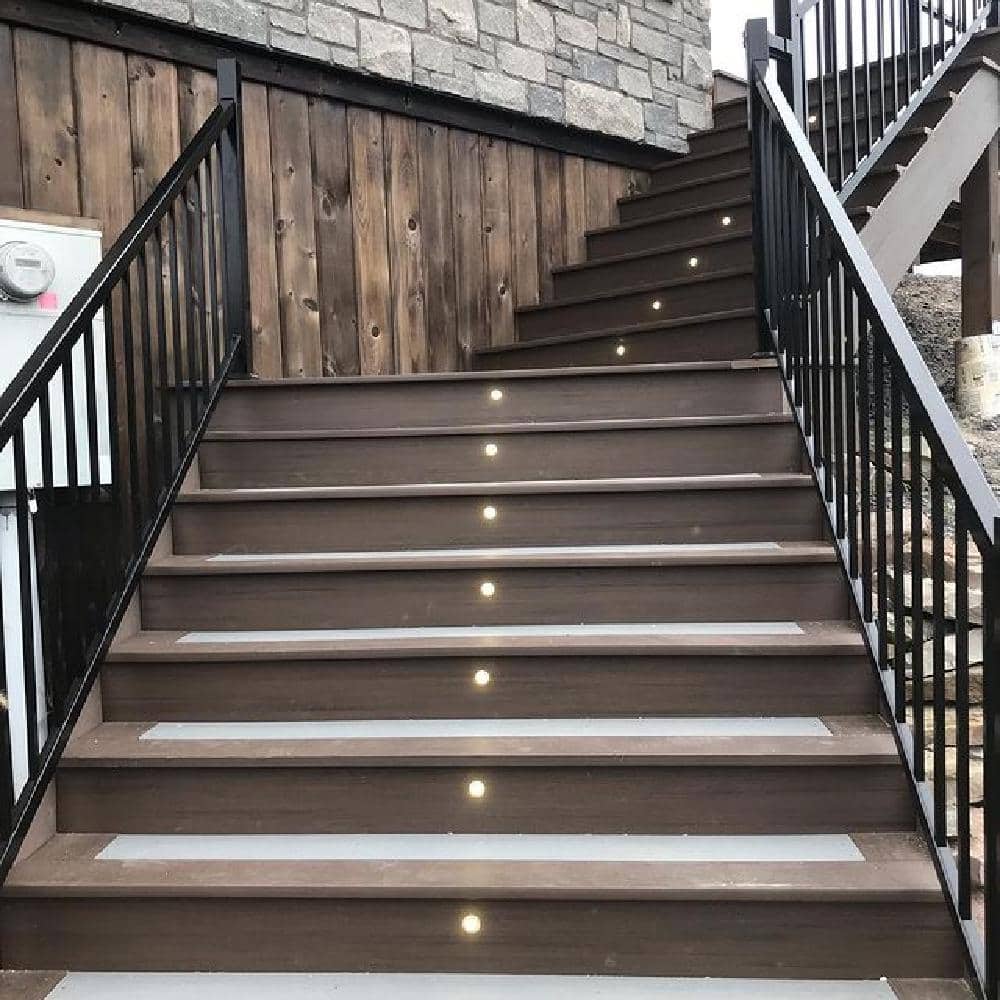 Vista 36 in. H x 2.5 in. W Black Aluminum Top Stair Post for Stair Railing Kit