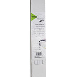 Vista 42 in. H x 72 in. W White Aluminum Level Rail Kit