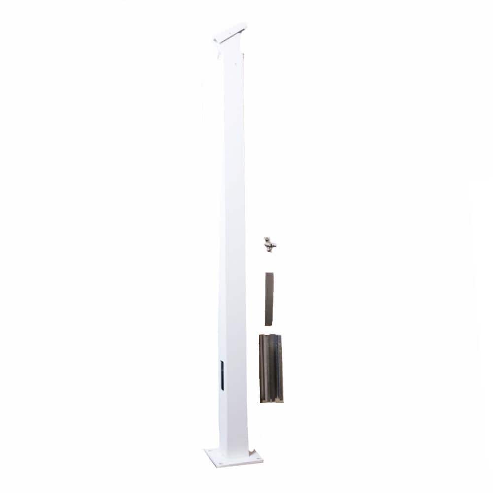 Vista Railing Systems Inc Vista 36 in. H x 2 in. W Black Aluminum Mid Stair Post for Stair Railing Kit