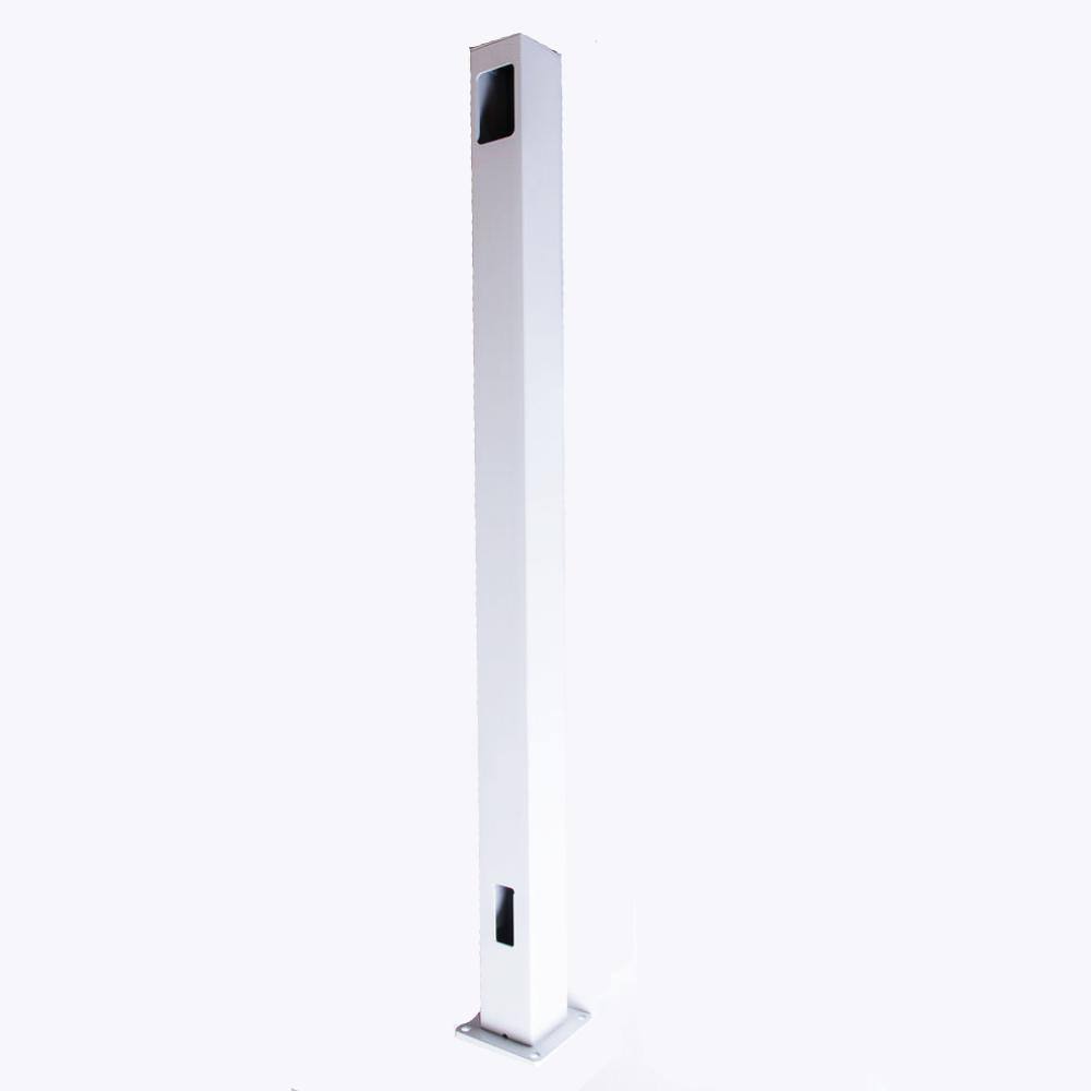 Vista Railing Systems Inc 36 in. x 2.5 in. x 2.5 in. White Aluminum Top Stair Post for Stair Railing Kit