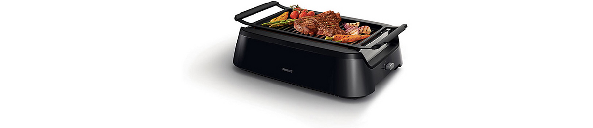Philips Smoke-less Indoor BBQ Grill, Avance Collection (HD6371/94)
