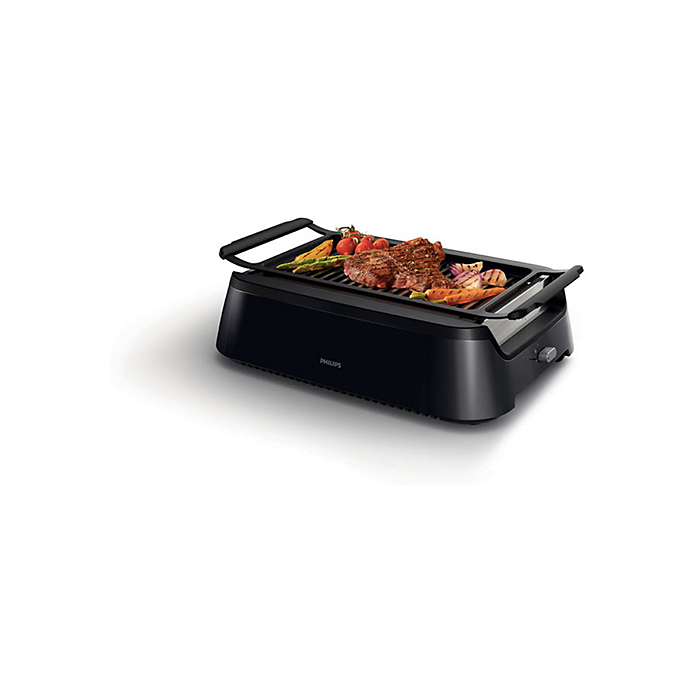Philips Smoke-less Indoor BBQ Grill, Avance Collection (HD6371/94)
