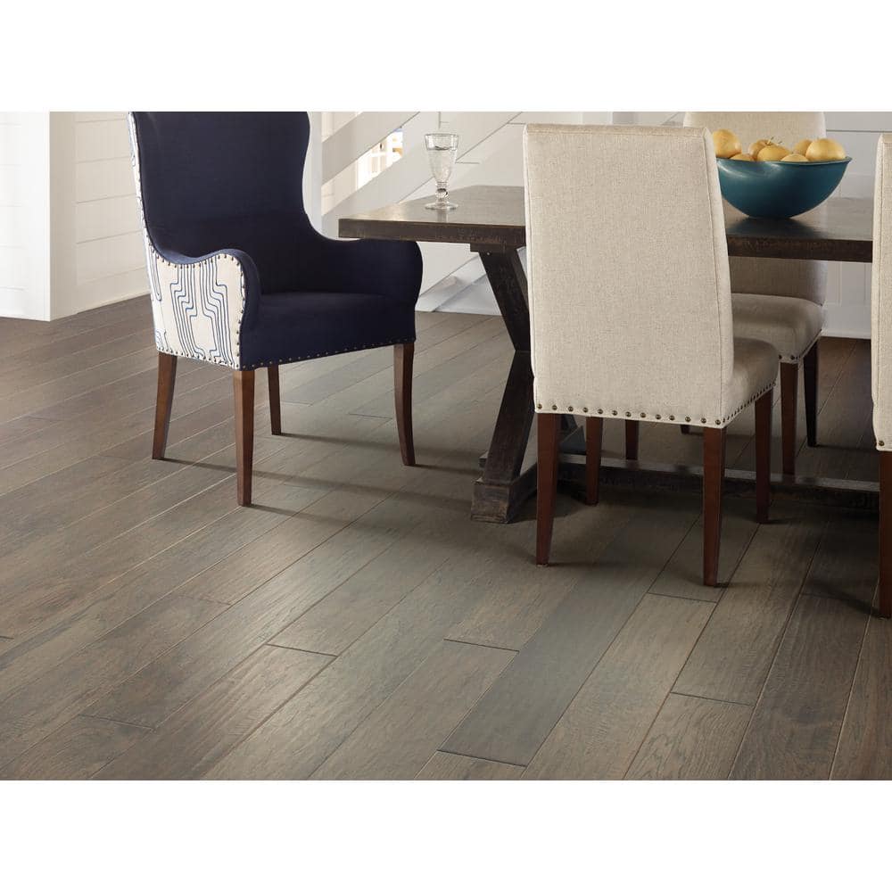 Shaw Olympia Waldron Hickory 3/8 In. T X 6.3 in. W Tongue and Groove Scraped Engineered Hardwood Flooring (30.48 sq.ft./case)