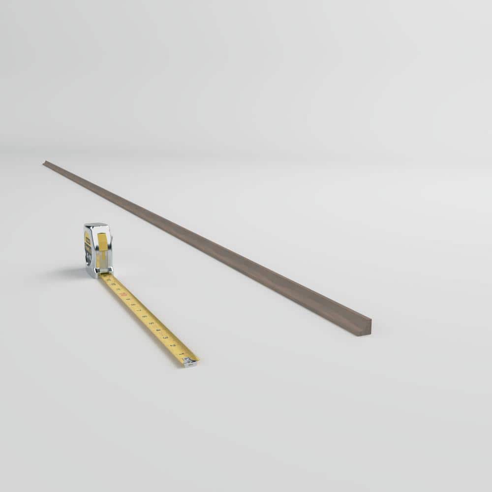 Ekena Millwork WM100 0.69 in. D x 0.69 in. W x 96 in. L Wood Walnut Crown Moulding