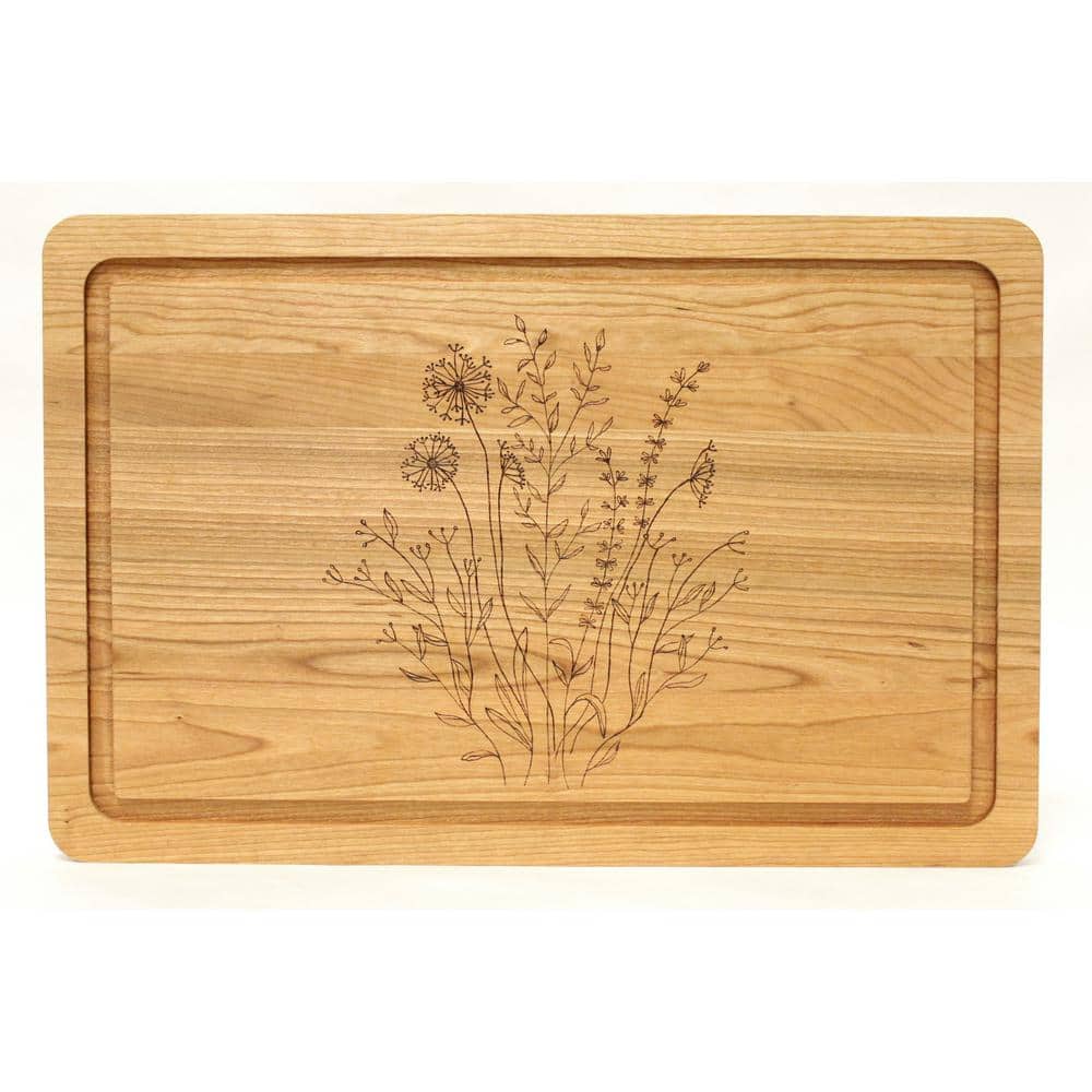 Walnut Hollow 12 in. x 18 in. Cherry Serving Board