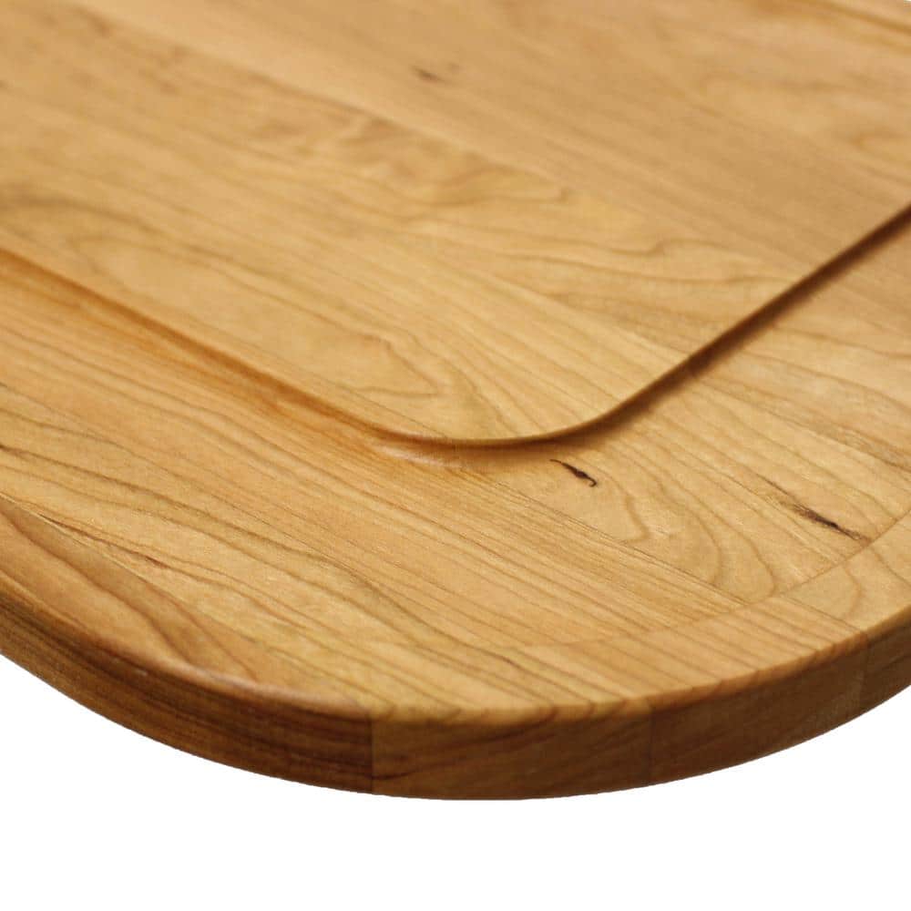 Walnut Hollow 12 in. x 18 in. Oval Cherry Serving Board