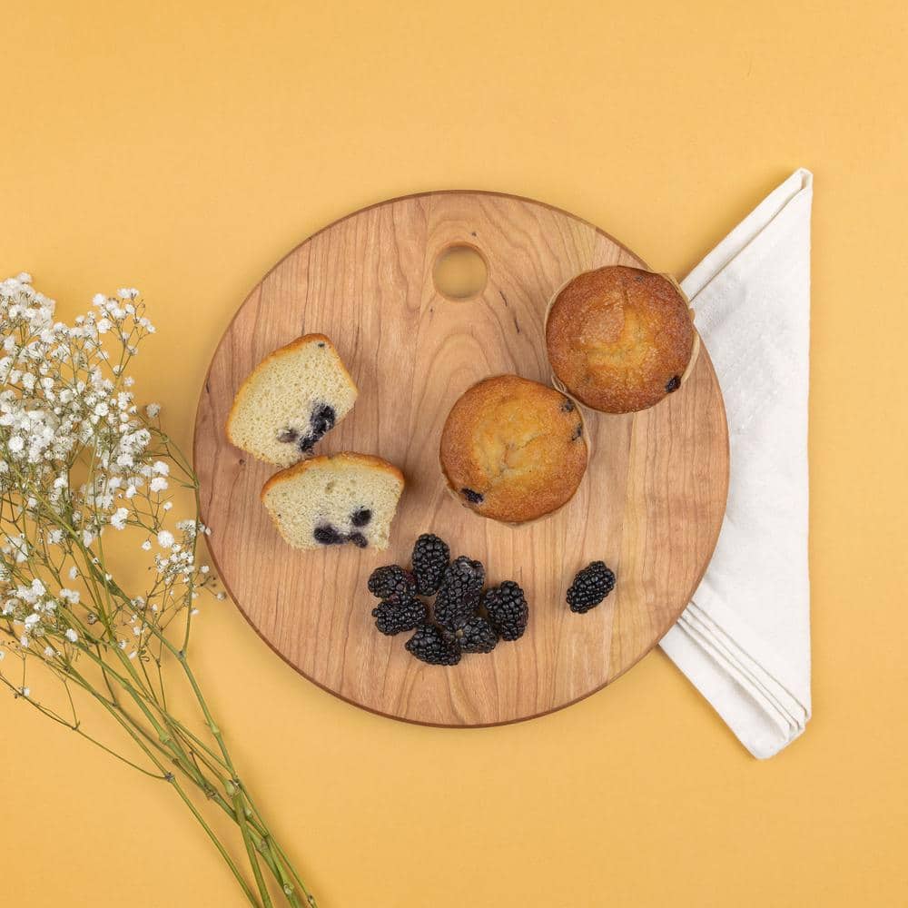 Walnut Hollow 13 in. Round Cherry Serving Board