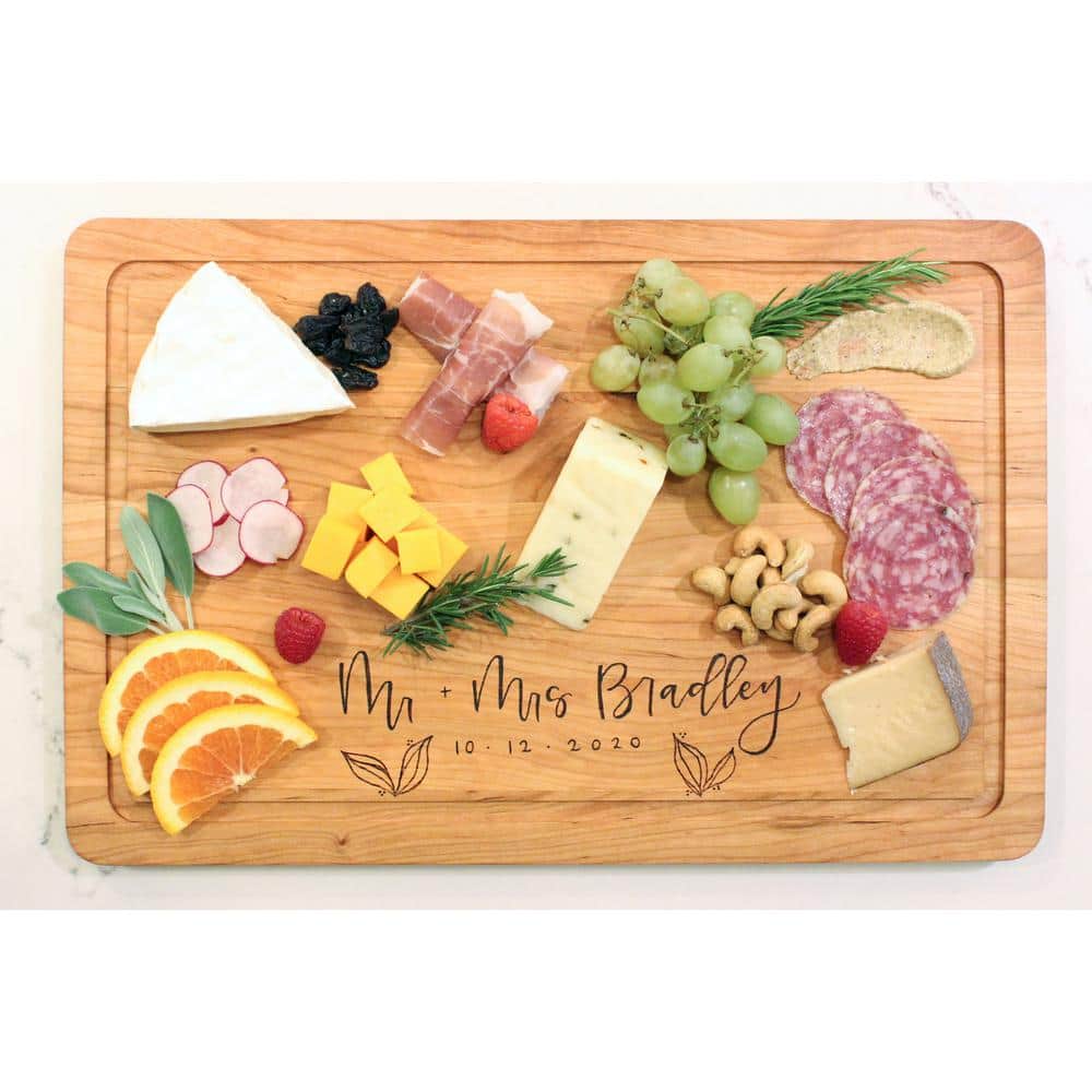 Walnut Hollow 12 in. x 18 in. Cherry Serving Board (3-Pack)