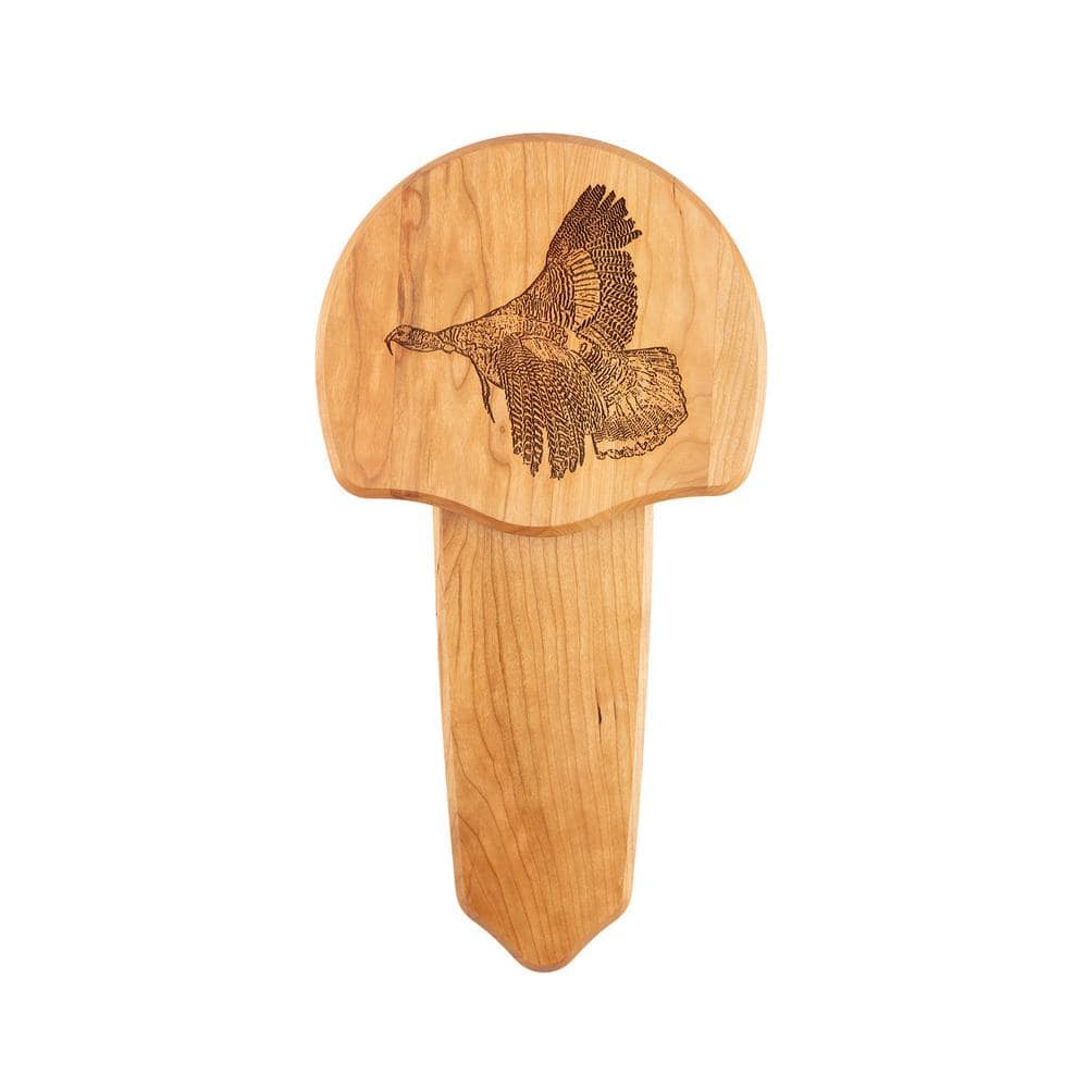 Walnut Hollow Solid Cherry Turkey Mount Kit with Taking Flight Engraving