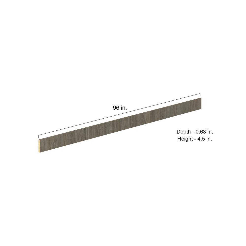 J COLLECTION Medora 61.5 in. W x 34.5 in. H x 24 in. D Textured Slab Walnut Simple Desk Bundle