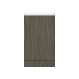 J COLLECTION Medora Textured 24 in. W x 40 in. H x 14 in. D Slab Walnut Assembled Wall Kitchen Cabinet with 1-Draw