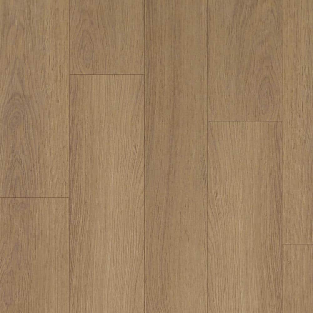 Dekorman Proteco+ Walnut Oak EIR 12mm T x 6.41 in. W Uniclic HDF AC4 Waterproof Laminate Wood Flooring (21.2 sq. ft./Case)