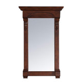 James Martin Vanities Brookfield 26" x 42" Warm Cherry Bathroom Vanity Mirror