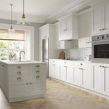 J COLLECTION Wallace Painted Shaker 12 in. W x 34.5 in. H x 24 in. D Warm White Assembled Base Kitchen Cabinet with a Drawer
