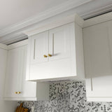 J COLLECTION Wallace Painted Warm White Shaker Assembled Base Kitchen Cabinet with 3 Drawers (30 in. W x 34.5 in. H x 24 in. D)