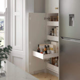 J COLLECTION Wallace Painted Warm White Shaker Assembled Base Kitchen Cabinet with 3 Drawers (30 in. W x 34.5 in. H x 24 in. D)