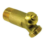 Everbilt Brass Drain Valve for Tank-Type Water Heaters, 3/4 in. NPT x Male Hose
