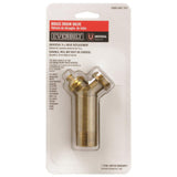 Everbilt Brass Drain Valve for Tank-Type Water Heaters, 3/4 in. NPT x Male Hose