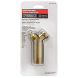 Everbilt Brass Drain Valve for Tank-Type Water Heaters, 3/4 in. NPT x Male Hose