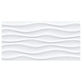 MSI Dymo Wavy White Glossy 12 in. x 24 in. Ceramic Wall Tile (16 sq. ft./Case)