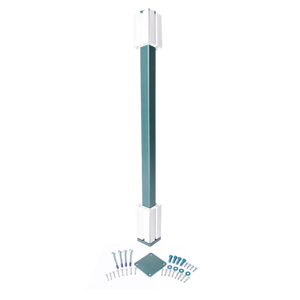 Weatherables 42 in. Post Mount for Concrete Kit