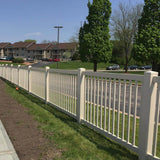 Weatherables Naples 3 ft. H x 6 ft. W Tan Vinyl Railing Kit
