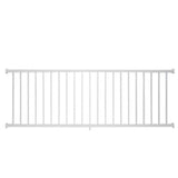 Weatherables Stanford 42 in. H x 96 in. W Textured White Aluminum Railing Kit