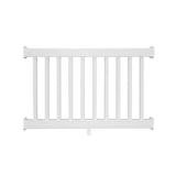 Weatherables Naples 3 ft. H x 4 ft. W White Vinyl Railing Kit