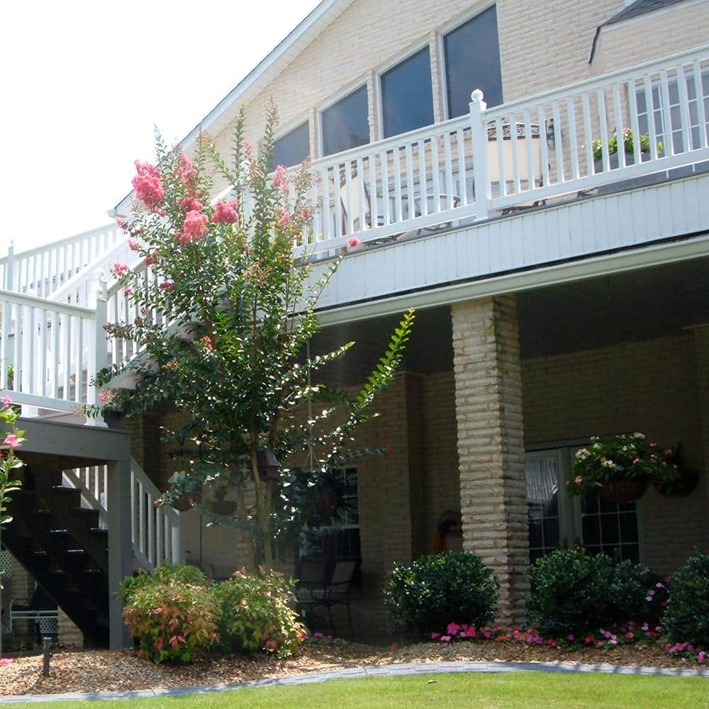 Weatherables Riviera 3 ft. H x 4 ft. W White Vinyl Railing Kit