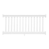 Weatherables Riviera 3 ft. H x 4 ft. W White Vinyl Railing Kit