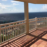 Weatherables Hallandale 3.5 ft. H x 6 ft. W Vinyl White Railing Kit