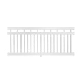 Weatherables Hallandale 3.5 ft. H x 6 ft. W Vinyl White Railing Kit