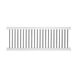 Weatherables Bellaire 3.5 ft. H x 8 ft. W White Vinyl Railing Kit