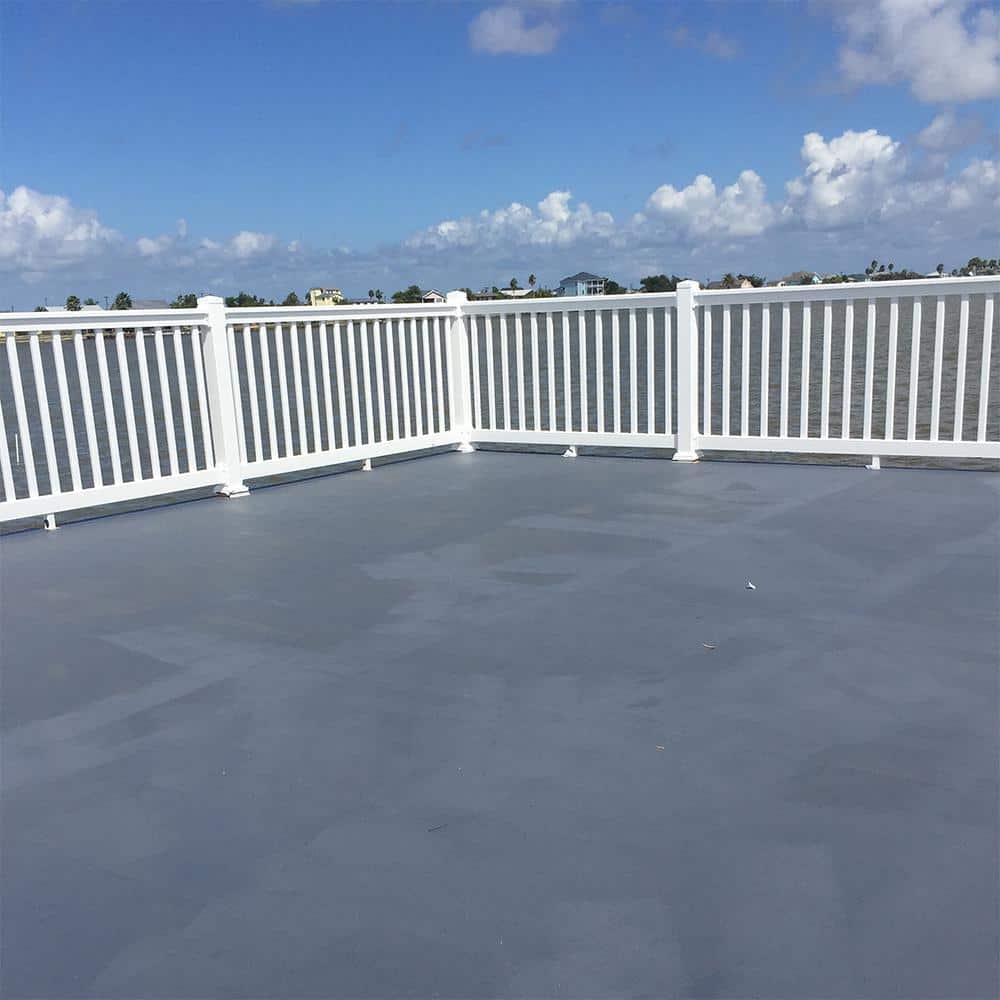 Weatherables Vanderbilt 3 ft. H x 4 ft. W White Vinyl Railing Kit