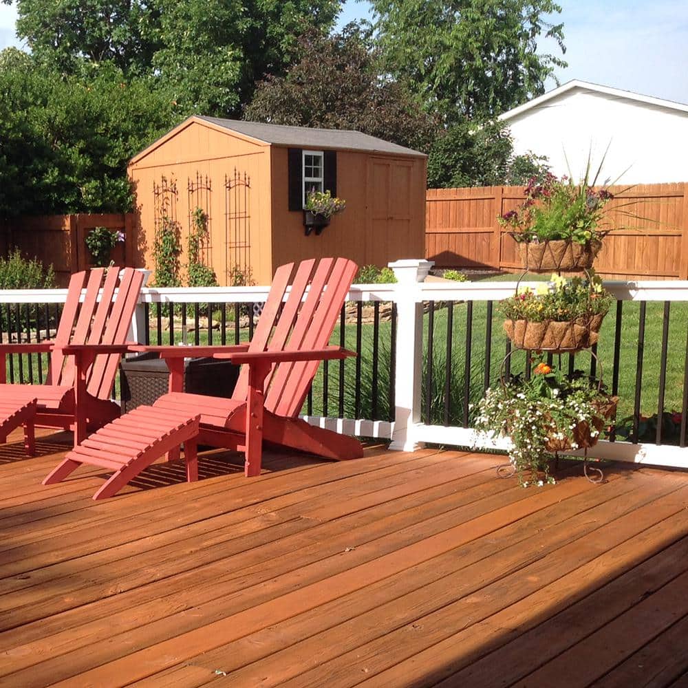Weatherables Vilano 3 ft. H x 6 ft. W Vinyl White Railing Kit