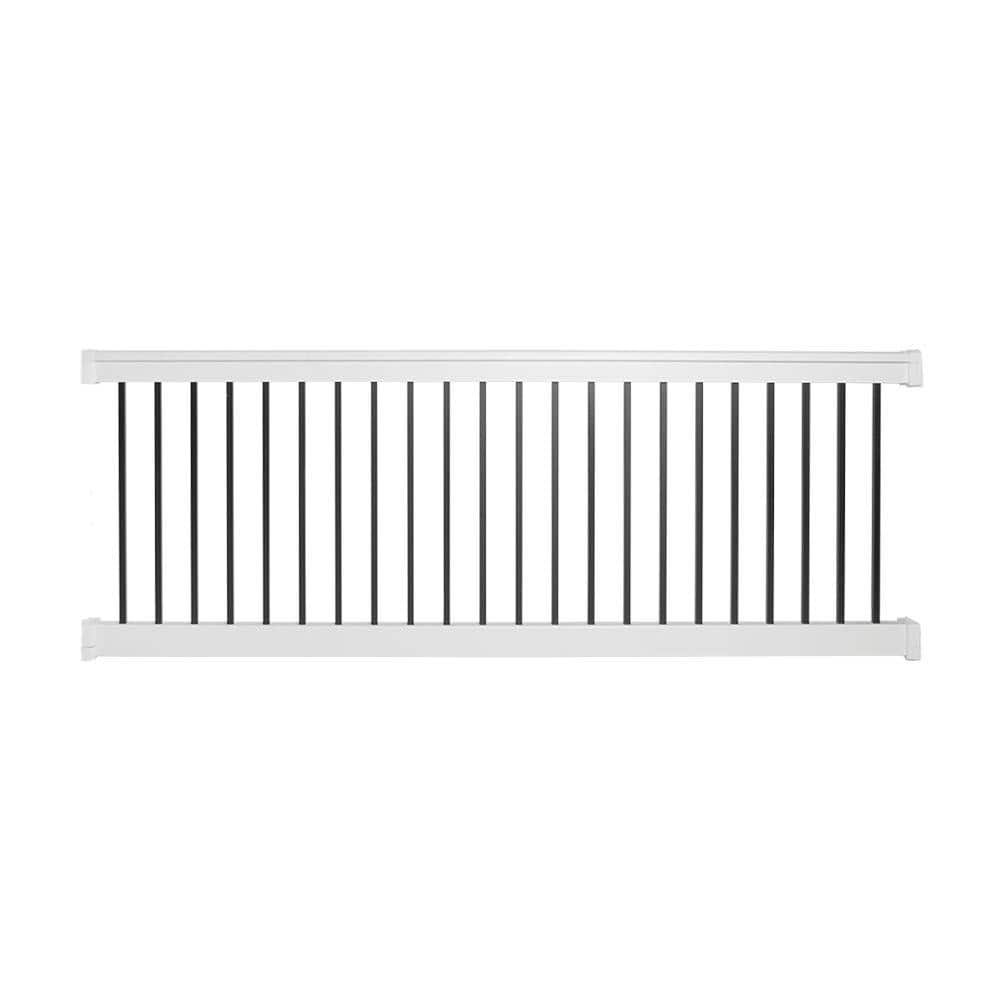Weatherables Vilano 3.5 ft. H x 6 ft. W Vinyl White Railing Kit